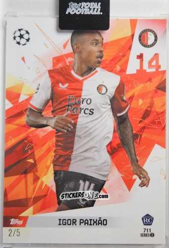 Cromo Igor Paixão - Total Football 2023-2024
 n. 711 - Topps