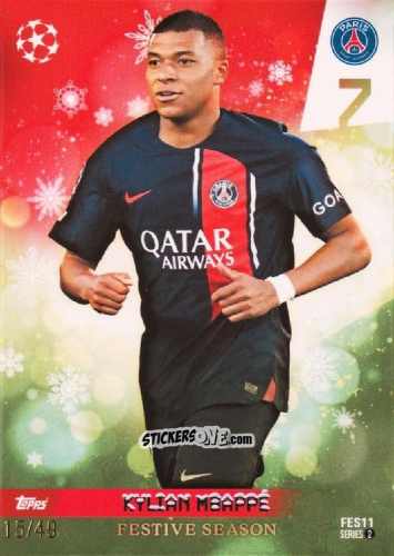 Figurina Kylian Mbappé - Total Football 2023-2024
 n. FES11 - Topps