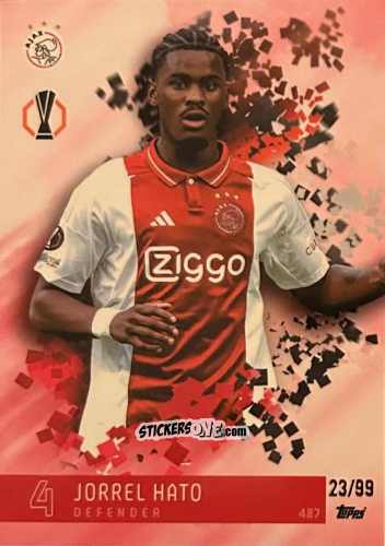 Figurina Jorrel Hato - Total Football 2024-2025
 n. 487 - Topps