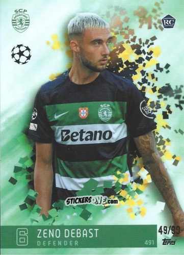 Figurina Zeno Debast - Total Football 2024-2025
 n. 491 - Topps