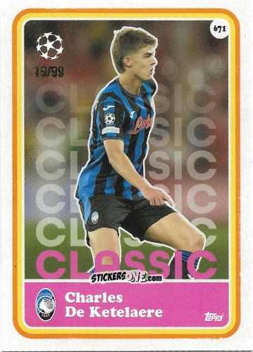 Sticker Charles De Ketelaere - Total Football 2024-2025
 n. 671 - Topps