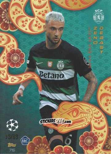 Figurina Zeno Debast - Total Football 2024-2025
 n. 715 - Topps