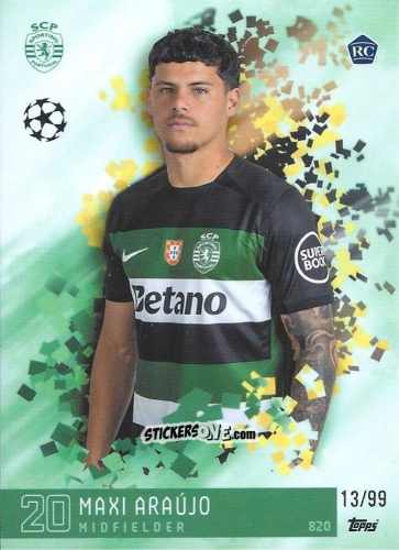 Sticker Maximiliano Araujo - Total Football 2024-2025
 n. 820 - Topps