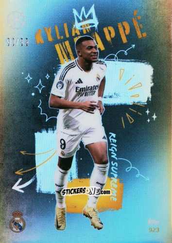 Figurina Kylian Mbappé - Total Football 2024-2025
 n. 923 - Topps