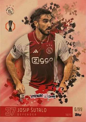 Sticker Josip Šutalo - Total Football 2024-2025
 n. 1077 - Topps
