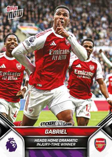 Cromo Gabriel - Now English Premier League 2025-2026
 n. 28 - Topps
