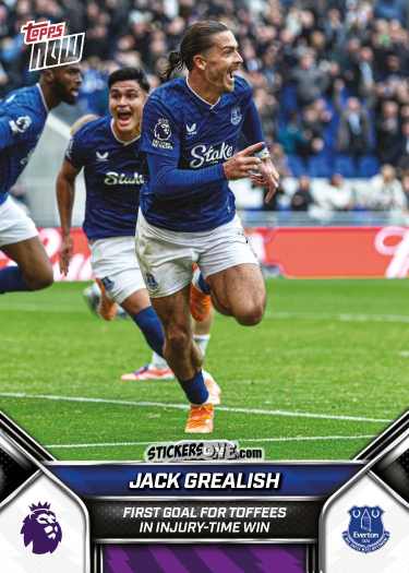 Sticker Jack Grealish - Now English Premier League 2025-2026
 n. 33 - Topps