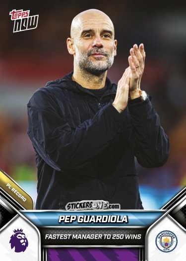 Cromo Pep Guardiola - Now English Premier League 2025-2026
 n. 34 - Topps