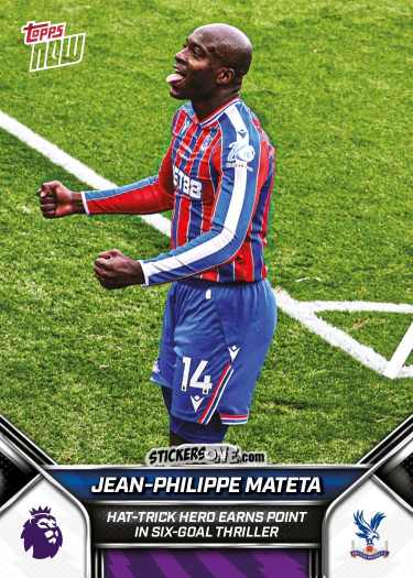 Figurina Jean-Philippe Mateta - Now English Premier League 2025-2026
 n. 36 - Topps
