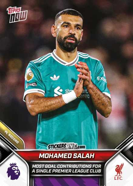 Sticker Mohamed Salah - Now English Premier League 2025-2026
 n. 41 - Topps