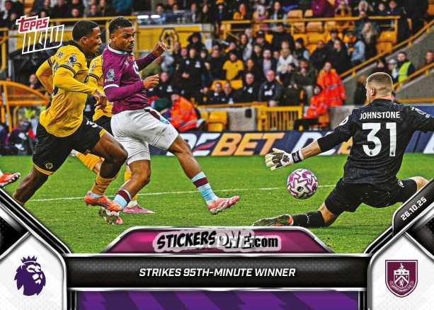 Figurina Lyle Foster - Now English Premier League 2025-2026
 n. 45 - Topps