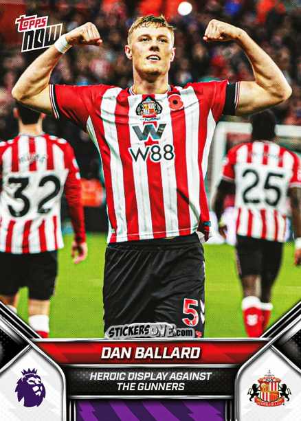 Figurina Dan Ballard - Now English Premier League 2025-2026
 n. 52 - Topps