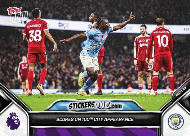 Figurina Jeremy Doku - Now English Premier League 2025-2026
 n. 57 - Topps