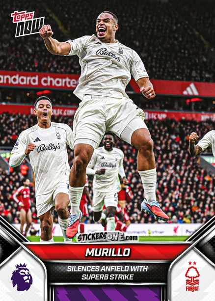 Cromo Murillo - Now English Premier League 2025-2026
 n. 60 - Topps