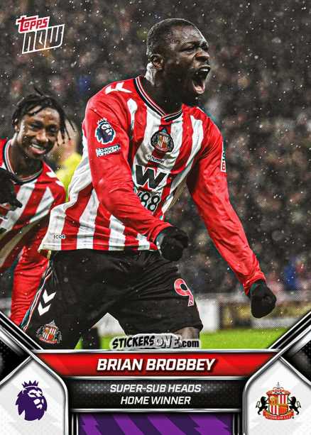 Figurina Brian Brobbey - Now English Premier League 2025-2026
 n. 65 - Topps