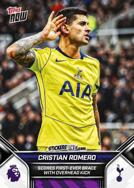 Cromo Cristian Romero - Now English Premier League 2025-2026
 n. 71 - Topps