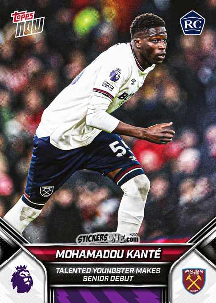 Sticker Mohamadou Kanté - Now English Premier League 2025-2026
 n. 75 - Topps