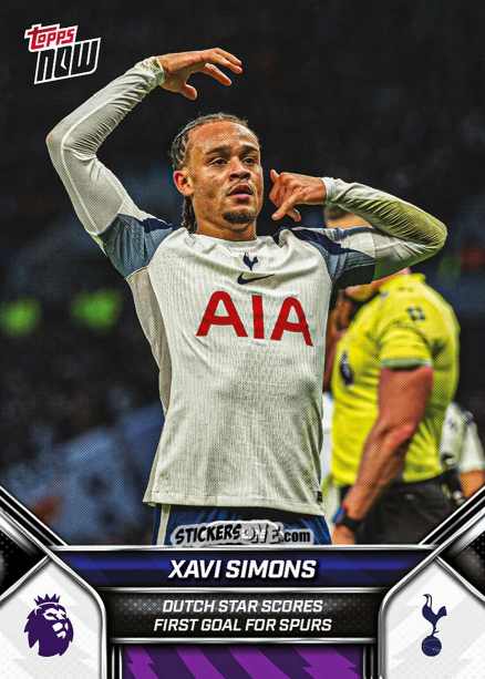 Cromo Xavi Simons - Now English Premier League 2025-2026
 n. 76 - Topps