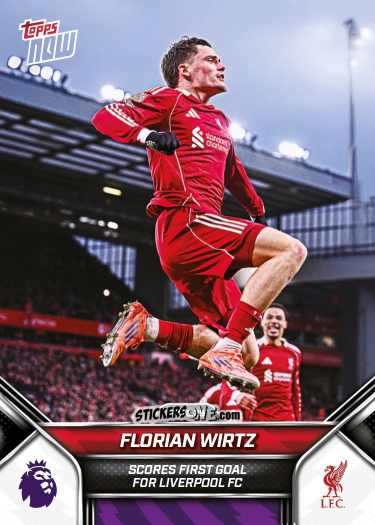 Figurina Florian Wirtz - Now English Premier League 2025-2026
 n. 89 - Topps
