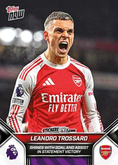 Cromo Leandro Trossard - Now English Premier League 2025-2026
 n. 97 - Topps