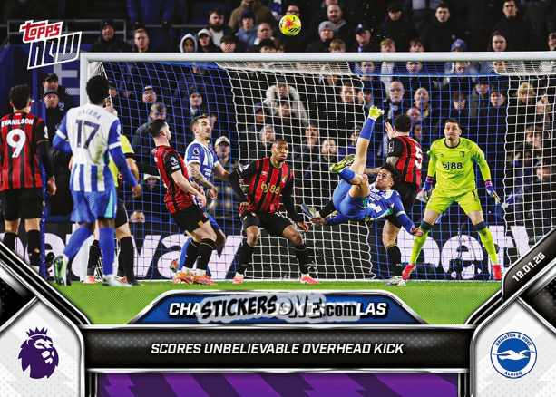 Sticker Charalampos Kostoulas - Now English Premier League 2025-2026
 n. 113 - Topps