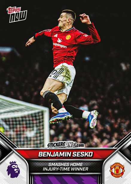 Cromo Benjamin Sesko - Now English Premier League 2025-2026
 n. 122 - Topps