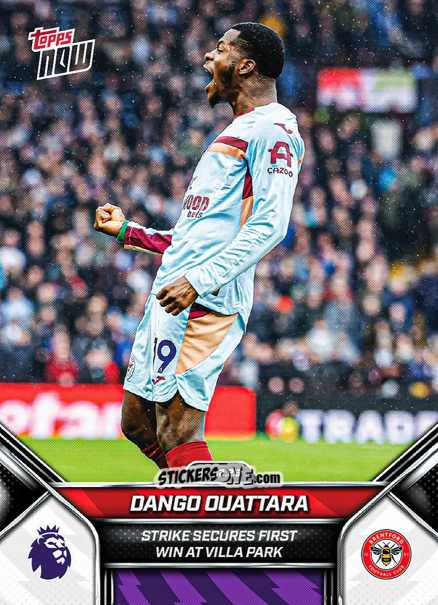Figurina Dango Ouattara - Now English Premier League 2025-2026
 n. 124 - Topps
