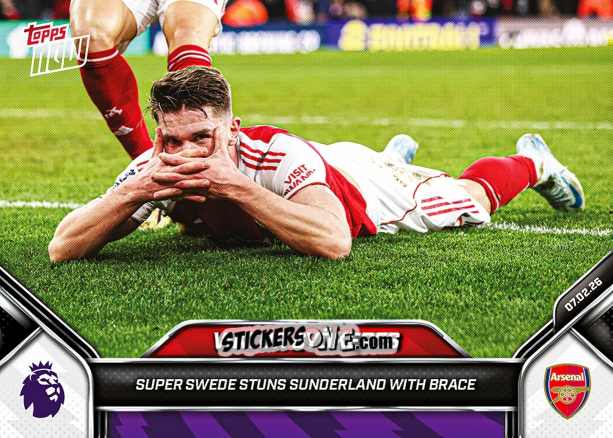 Figurina Viktor Gyokeres - Now English Premier League 2025-2026
 n. 129 - Topps