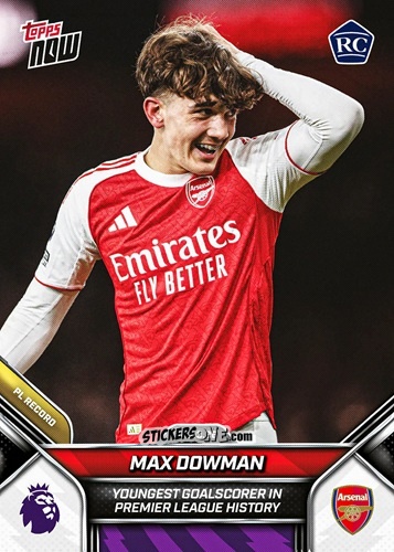Sticker Max Dowman - Now English Premier League 2025-2026
 n. 156 - Topps