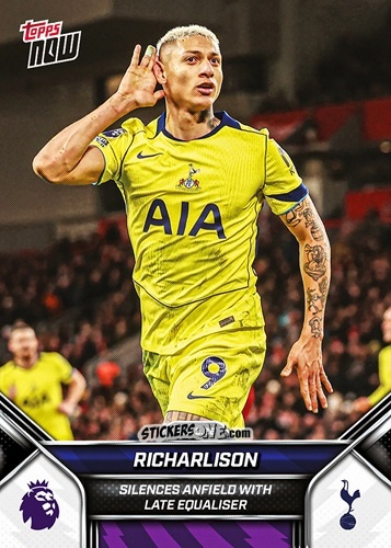 Cromo Richarlison - Now English Premier League 2025-2026
 n. 159 - Topps
