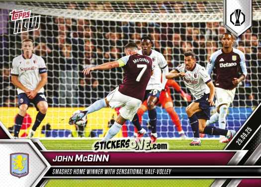 Figurina John McGinn - Now Uefa Europa League 2025-2026 n. 2 - Topps