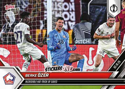 Cromo Berke Ozer - Now Uefa Europa League 2025-2026 n. 5 - Topps