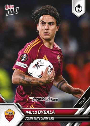 Cromo Paulo Dybala - Now Uefa Europa League 2025-2026 n. 6 - Topps