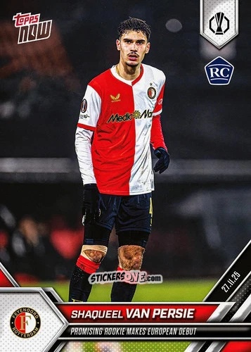 Cromo Shaqueel Van Persie - Now Uefa Europa League 2025-2026 n. 11 - Topps