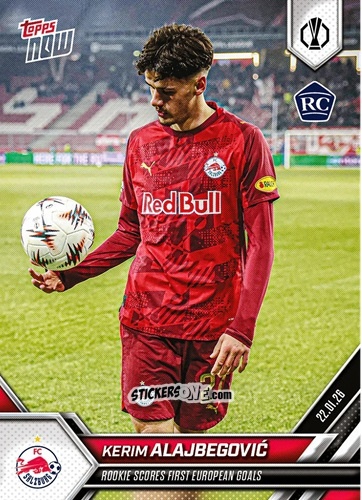 Cromo Kerim Alajbegovic - Now Uefa Europa League 2025-2026 n. 14 - Topps