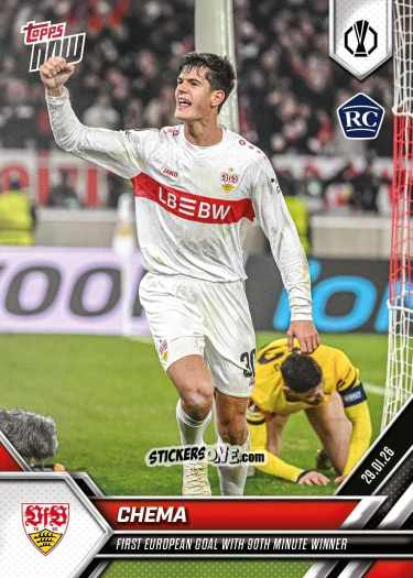 Cromo Chema Andres - Now Uefa Europa League 2025-2026 n. 17 - Topps