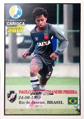 Cromo Paulo Vitor Fernandes Pereira (in action)