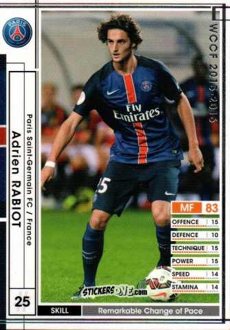 Figurina Adrien Rabiot - Sega World Club Champion Football 2015-2016
 n. 90 - Panini