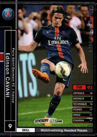Figurina Edinson Cavani - Sega World Club Champion Football 2015-2016
 n. 94 - Panini
