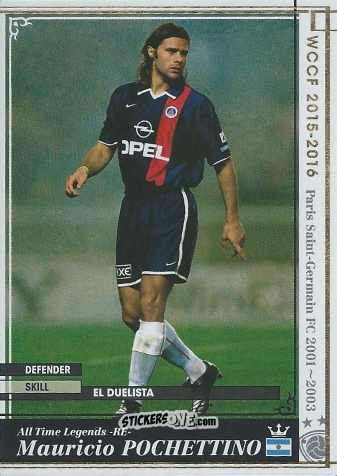 Cromo Mauricio Pochettino - Sega World Club Champion Football 2015-2016 v3.0
 n. ATLE-RE4 - Panini