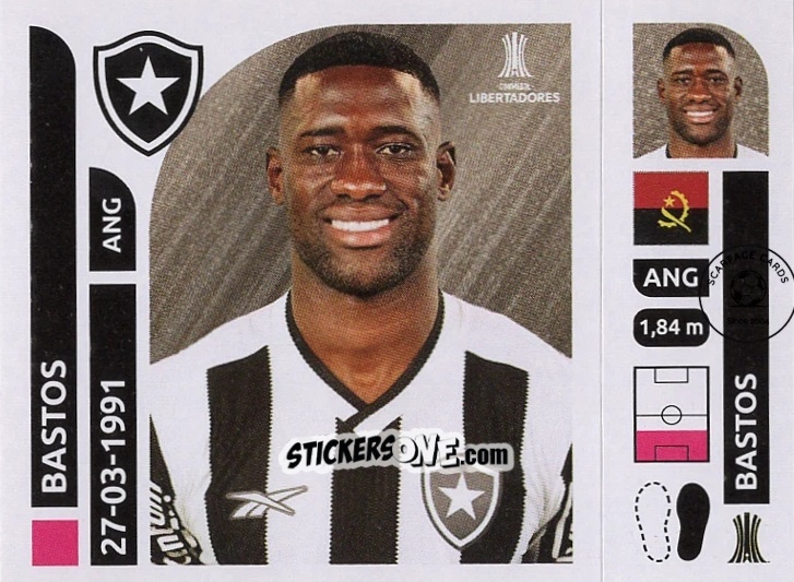Figurina Bastos - Conmebol Libertadores 2025 n. BOT6 - Panini