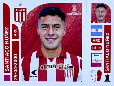 Figurina Santiago Núñez - Conmebol Libertadores 2025 n. ESA7 - Panini