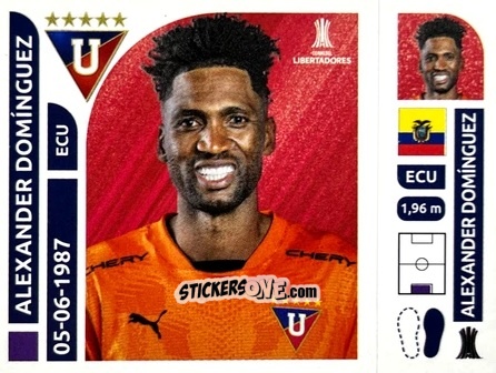 Cromo Alexander Domínguez - Conmebol Libertadores 2025 n. LDE2 - Panini