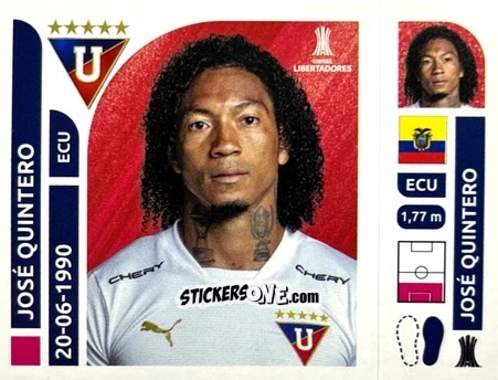 Figurina José Quintero - Conmebol Libertadores 2025 n. LDE5 - Panini