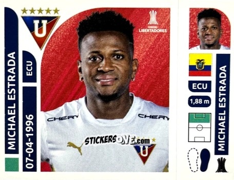 Cromo Michael Estrada - Conmebol Libertadores 2025 n. LDE17 - Panini