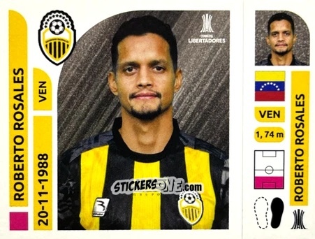 Figurina Roberto Rosales - Conmebol Libertadores 2025 n. DEV10 - Panini