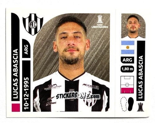 Cromo Lucas Abascia - Conmebol Libertadores 2025 n. CEA6 - Panini