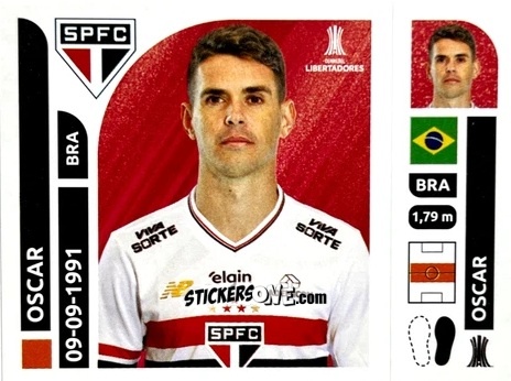 Cromo Oscar - Conmebol Libertadores 2025 n. SAB12 - Panini
