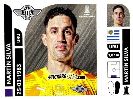 Cromo Martín Silva - Conmebol Libertadores 2025 n. LIP2 - Panini