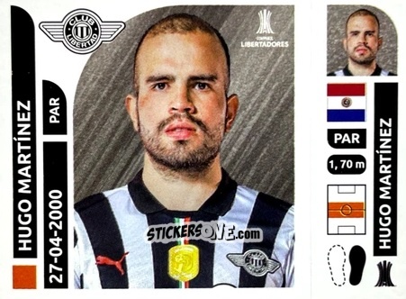 Figurina Hugo Martínez - Conmebol Libertadores 2025 n. LIP8 - Panini
